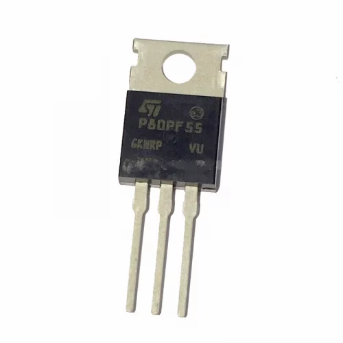 P80PF55 Transistor Mosfet à Canal P 80A 55V