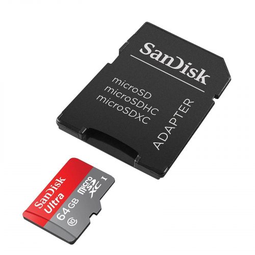 Carte mémoire 64Go SanDisk MicroSDHC Classe 10