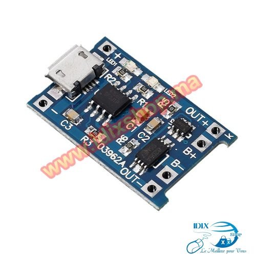 HW-107 5V 1A Micro USB Batterie Chargeur Module de chargeur IN-OUT
