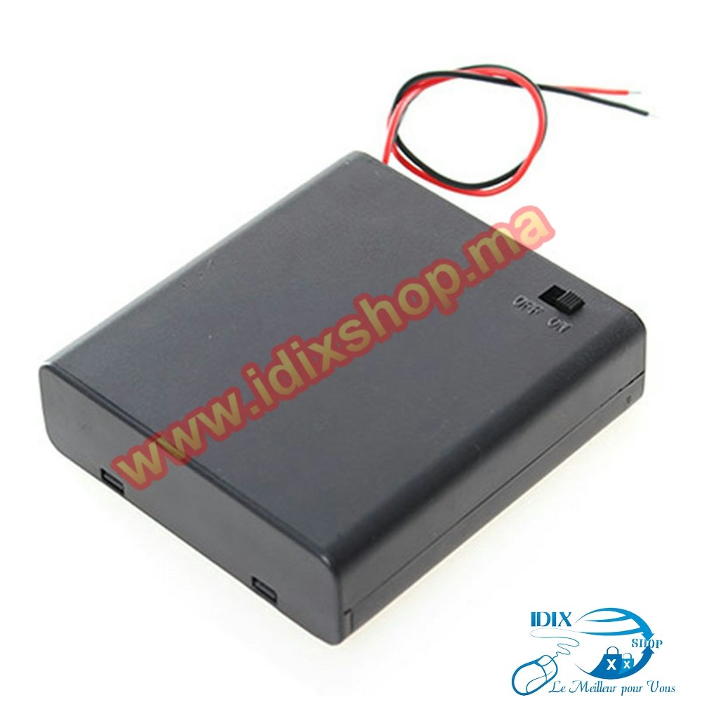4 X AAA Support batterie 1,5V avec couverte – Image 2