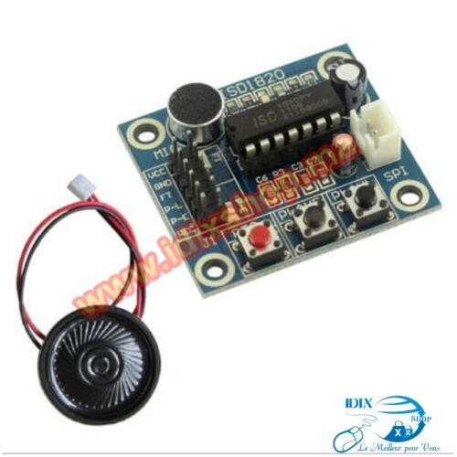 ISD1820 Module enregistrement de son avec haut parleur