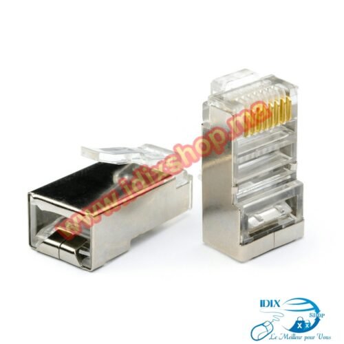 Fiche RJ45 metal